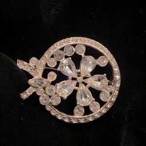 Vintage rhinestone brooch
